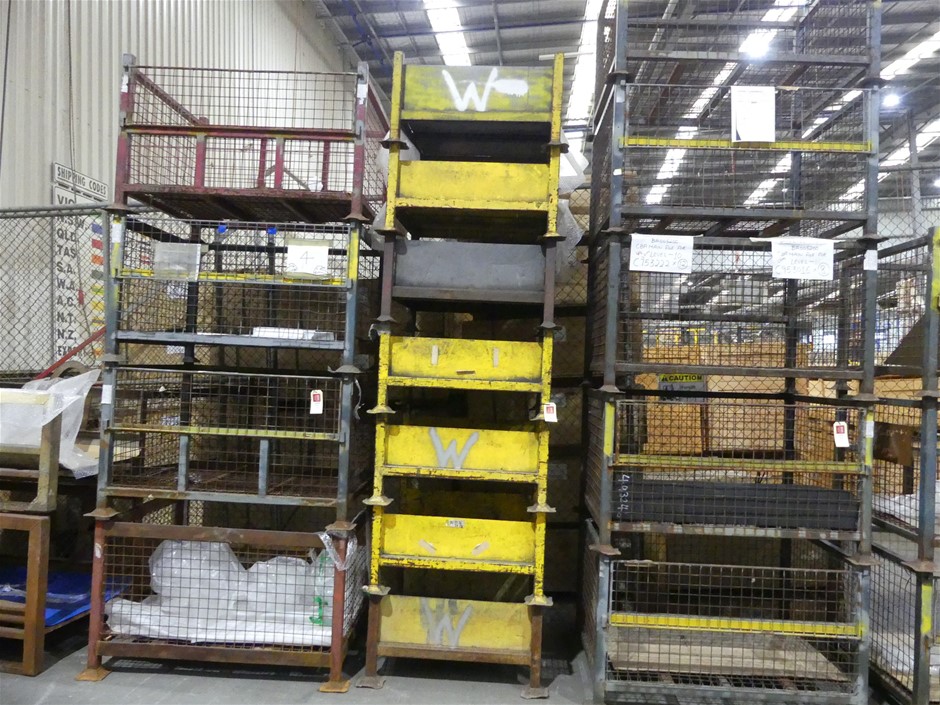 Stackable Steel Stillages (Qty 7)