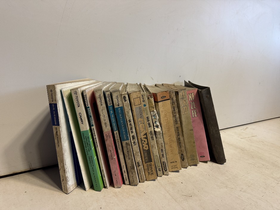 <p>Various Car Repair Manuals</p>