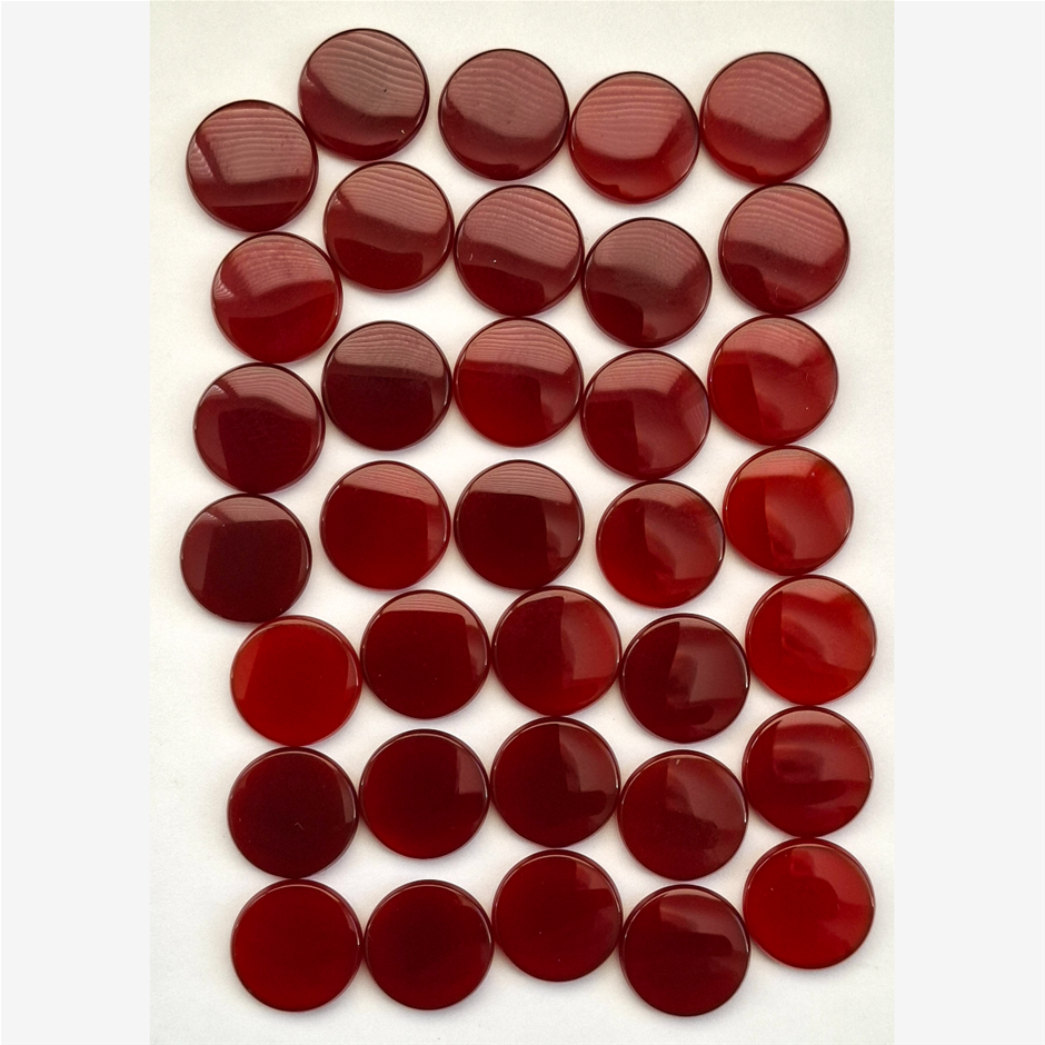 11mm L/Dome Carnelian