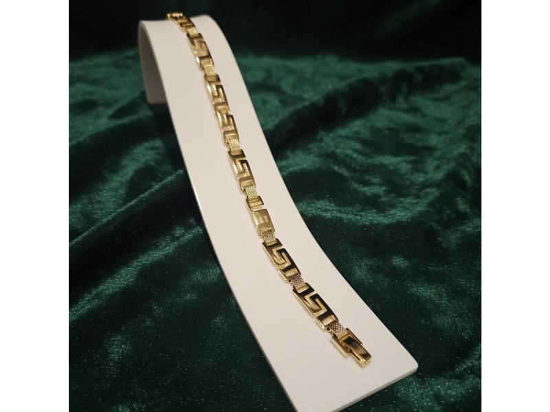 18K/Italy Gold Filled Bracelet -(stamped 18K/Italy)-Warranty Quality