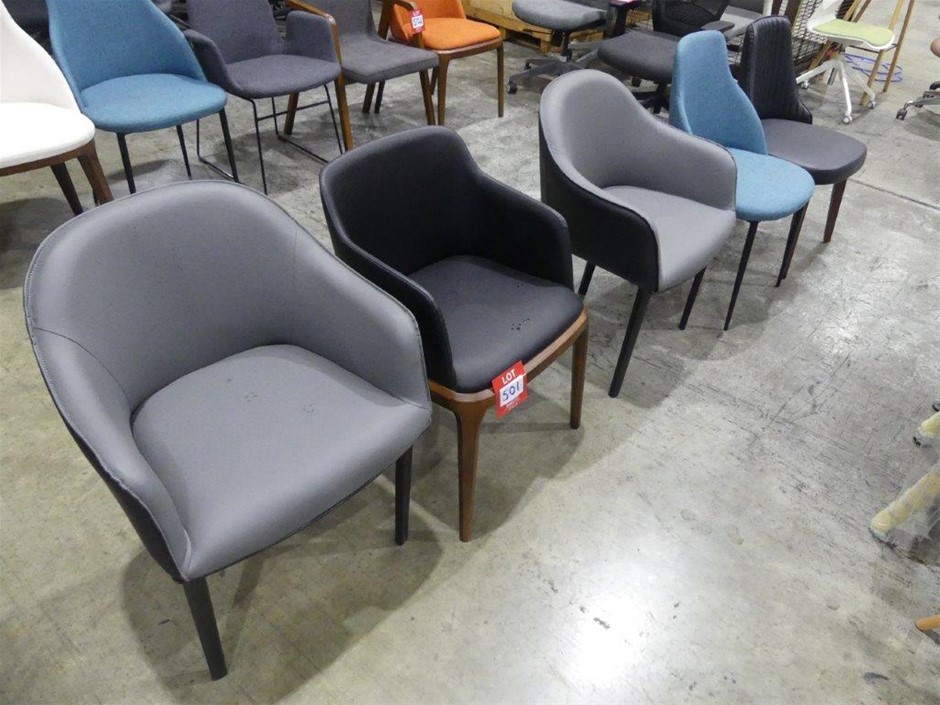 Meeting Room Chairs Unused (Qty 5 x Assorted)