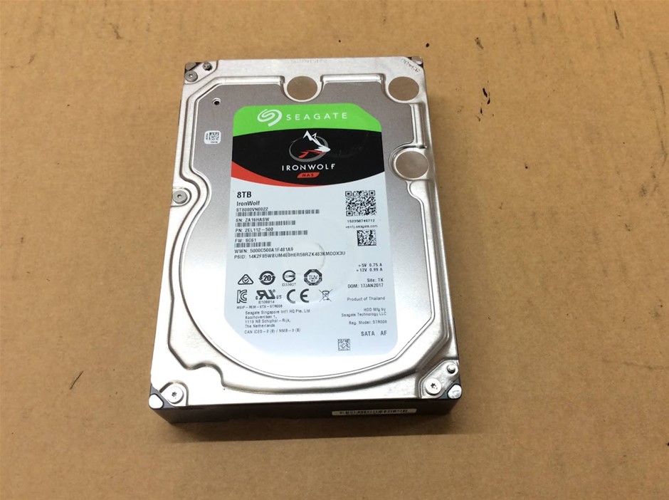 Seagate IronWolf 8TB NAS Hard Drive (ST8000VN0022)
