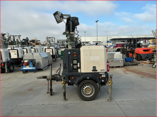 2017 V20 Generac Trailer Mounted Light Tower