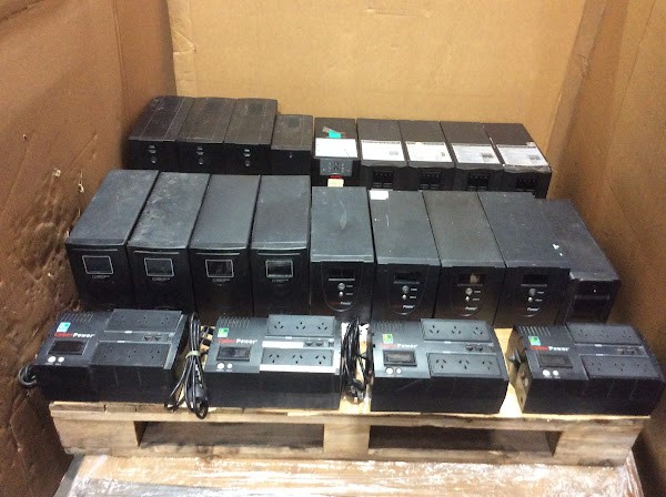 CyberPower&APC Back-UPS 1400/700 Mixed Brand and Model UPS (Lot of 22)