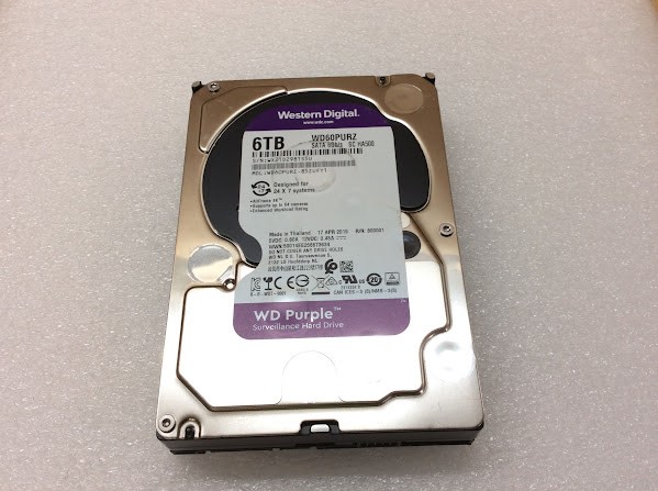 Western Digital Purple WD60PURZ 6TB Surveillance Hard Drive