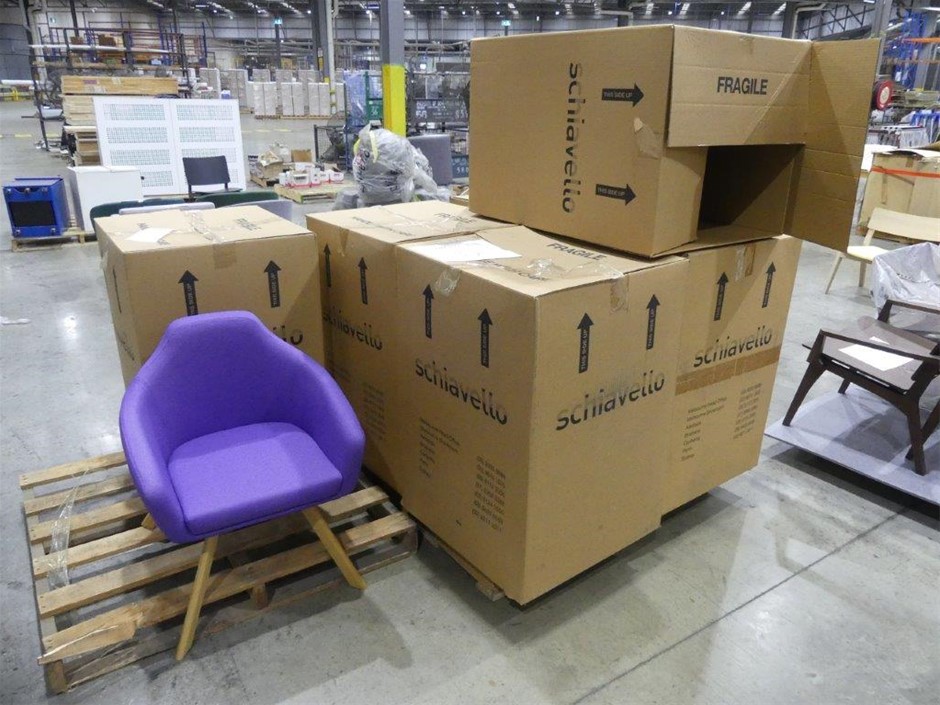 Schiavello Palomino Tub Style Lounge Chair (Unused)Qty 6