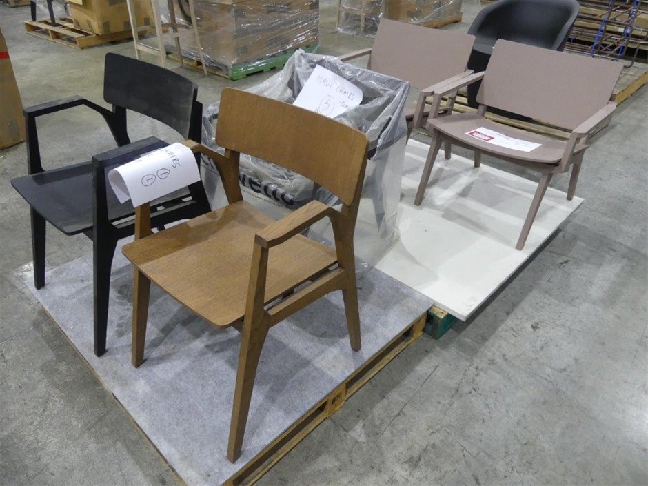 Schiavello Maui Lounger Chair (Unused) Qty 5 x Assorted