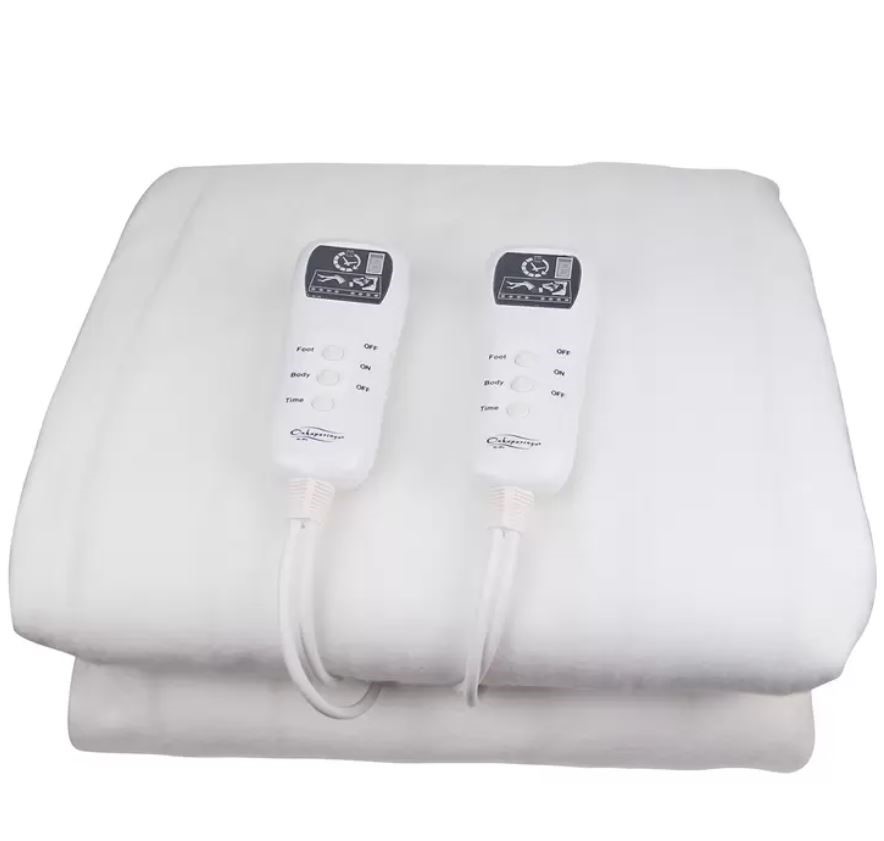 ONKAPARINGA Multi Zone Fully Fitted Electric Blanket, King. White. NB: not