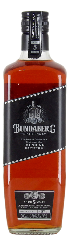 Bundaberg Founding Fathers 2010 Limited Edition 5 Year Old Rum (1x 700mL)