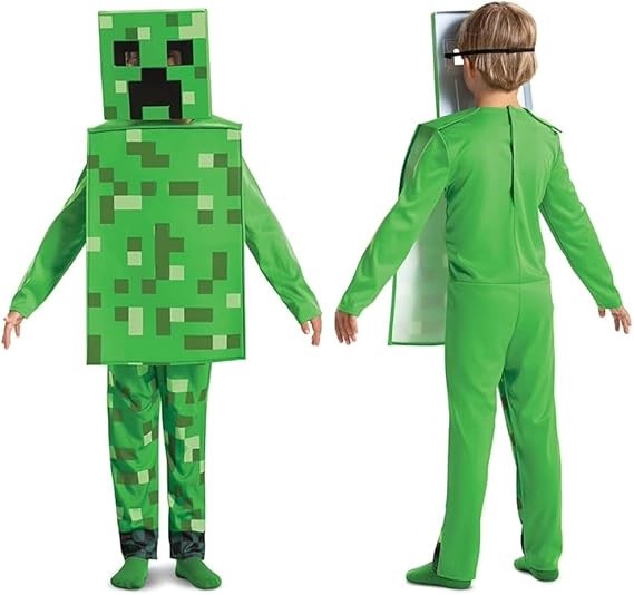 2X Disguise Jakks Pacific - Minecraft Costume - Creeper (128 cm), M (7-8)