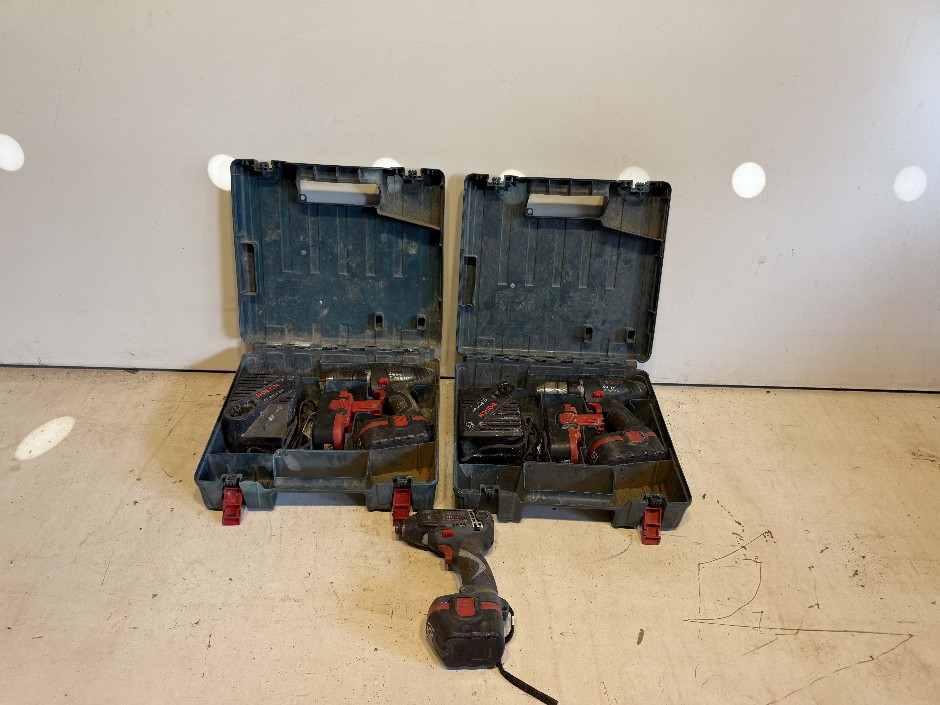 Bosch Cordless Drills and Batteries