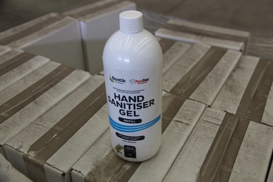 <p>Bostik 1 Ltrs Hand Sanitiser Gel</p>