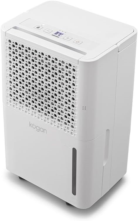 KOGAN 6L Dehumidifier - KADEHUM6LFA. NB: Box Slightly Wet.