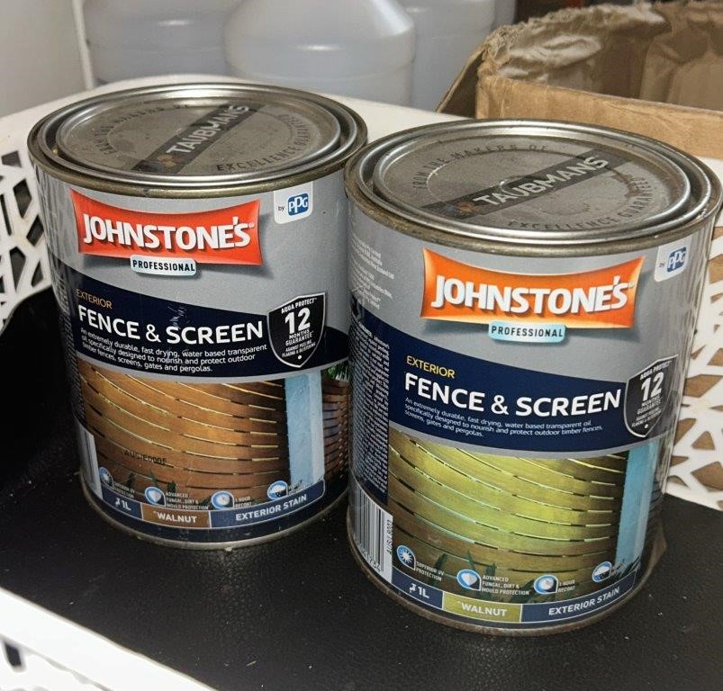 2x Johnstones Exterior Fence&Screen 1L