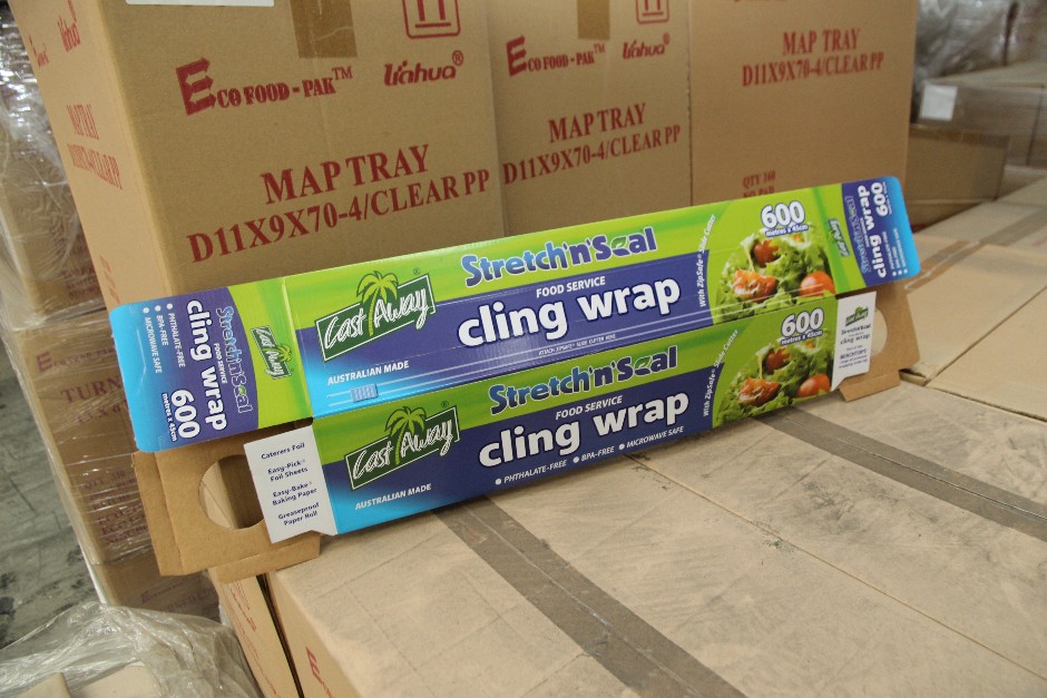 <p>Cast Away Cling Wrap Product Packaging Boxes</p>