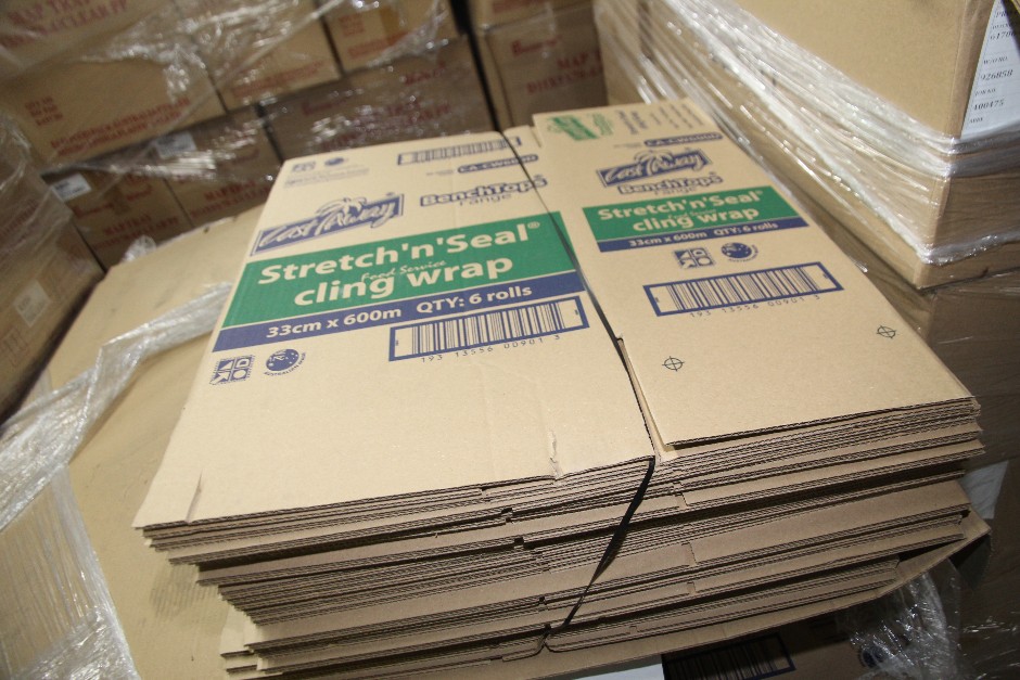 <p>Cast Away Cling Wrap Packing Boxes</p>