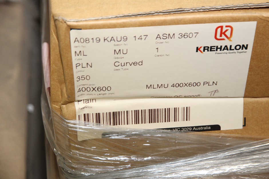Krehalon Clear Poly Bags Unused in Boxes