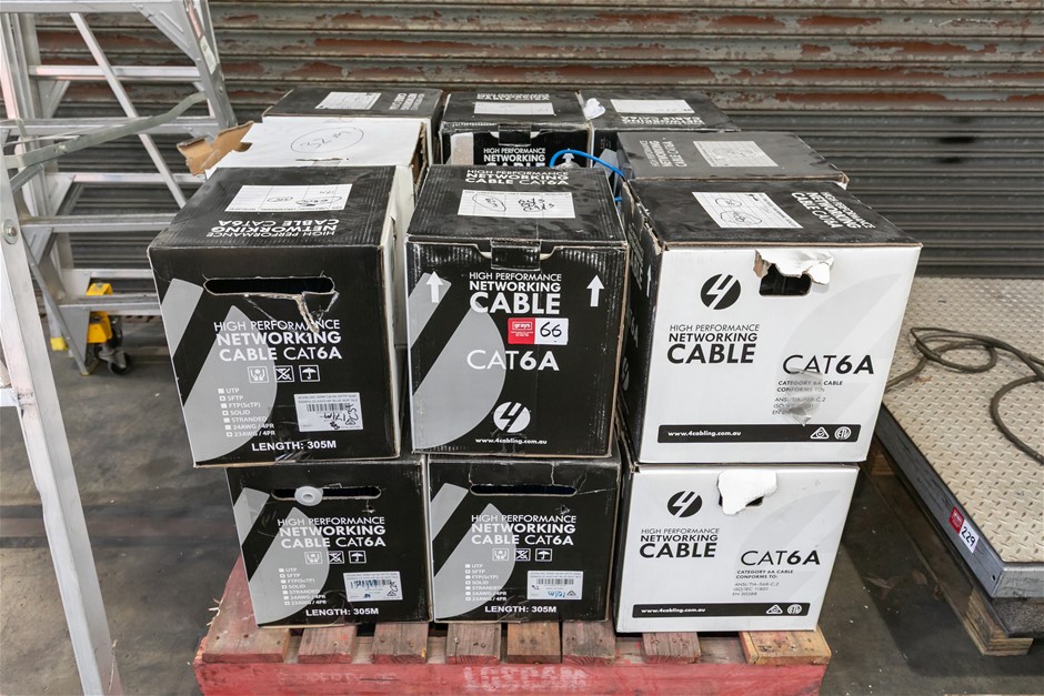 4 Cabling CAT6A Network Cables