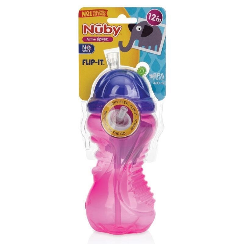 36 x Nuby 1PK 420ml Flip It Cup. RRP: $465. Buyers Note - Discount Freight