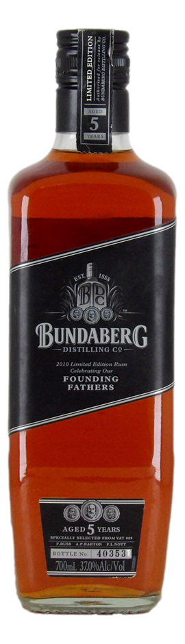Bundaberg Founding Fathers 2010 Limited Edition 5 Year Old Rum (1x 700mL) 