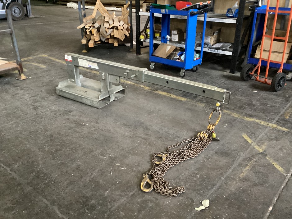 East West Eng. Forklift Jib