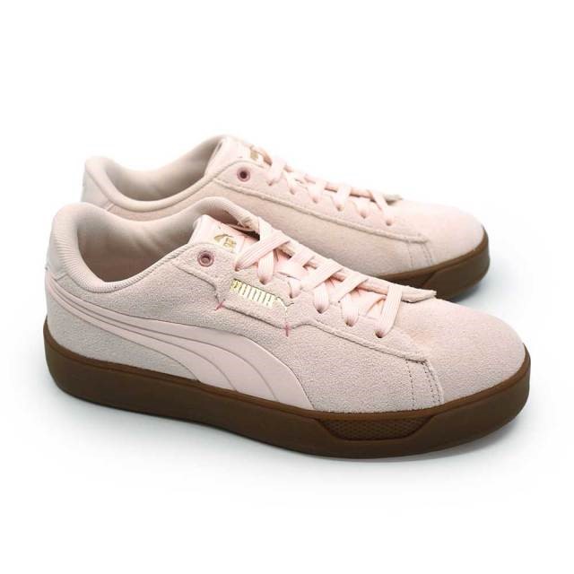 PUMA Women's Smash Belle SD Shoes, Size US8.5, Jasmine Flower/Gold Gum (03)