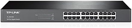 TP-LINK TL-SG1024 24-Port 48 Gbps Gigabit Rackmountable Unmanaged Switch, 1