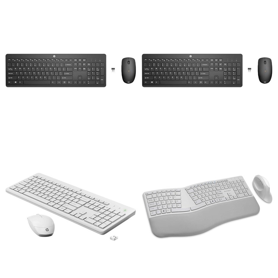 4 x Keyboard & Mouse Combo. 3 x HP 230 Wireless Mouse and Keyboard Combo. 1