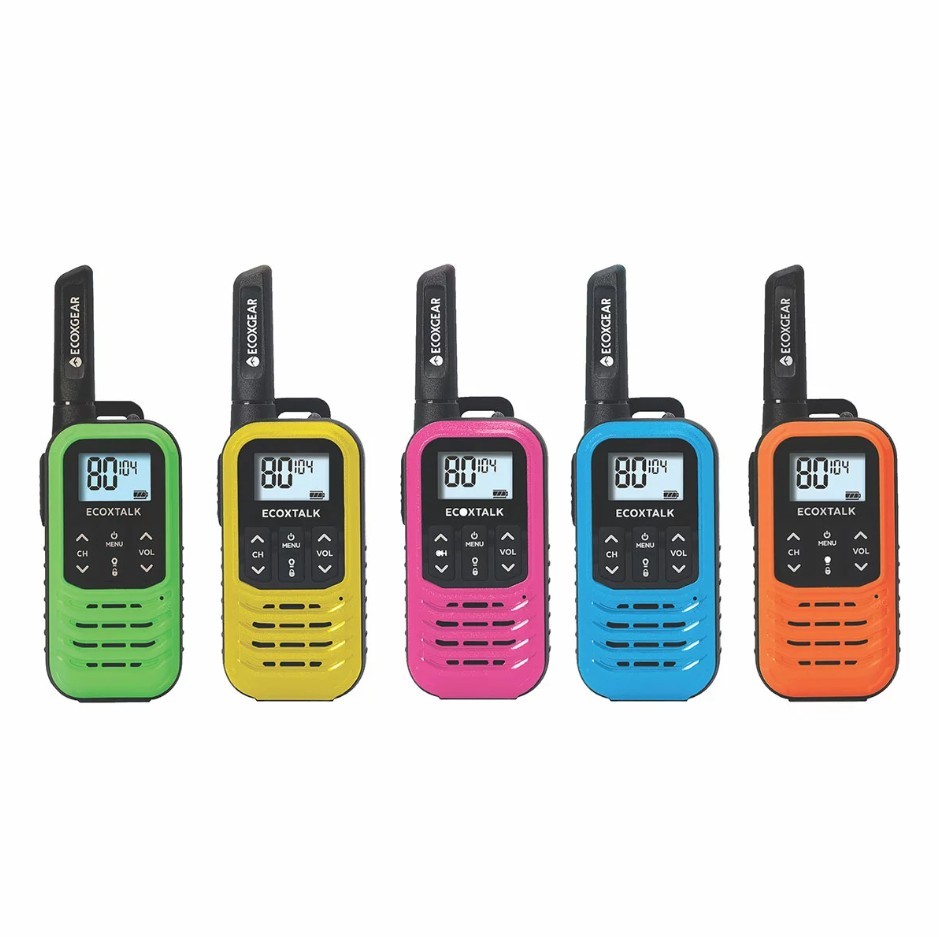 ECOXGEAR Handheld Radio Walkie Talkie 5-Piece, EXG50-5PKCT2026.
