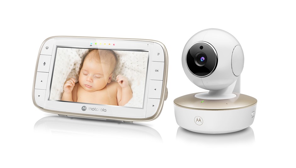 MOTOROLA VM855 Connect 5.0" Portable Wi-Fi Video Baby Monitor w/ Flexible C