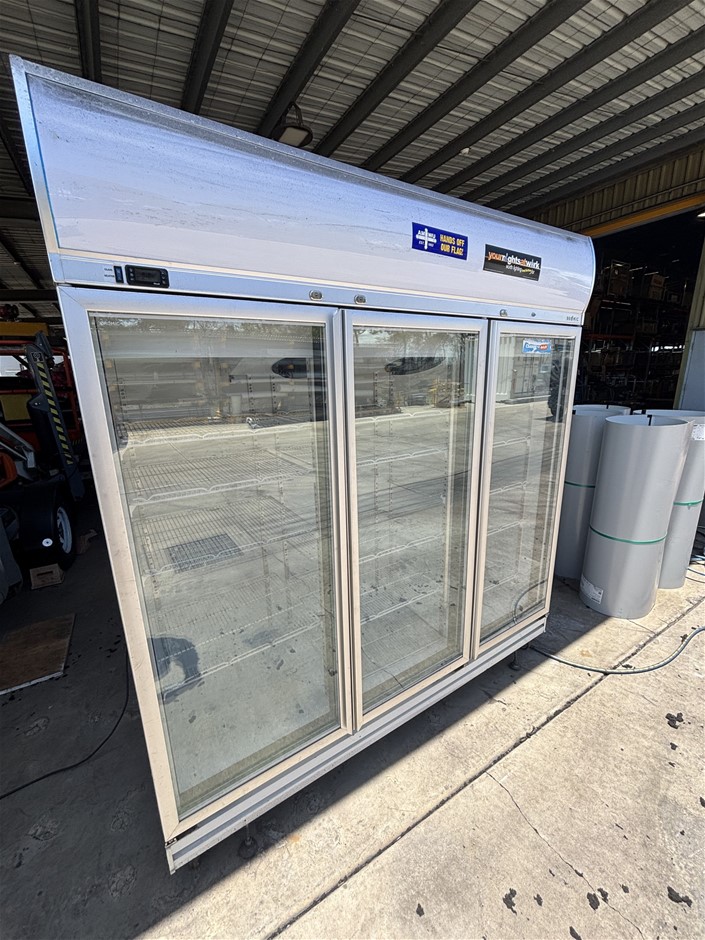 Bromic 3 Door Display Fridge