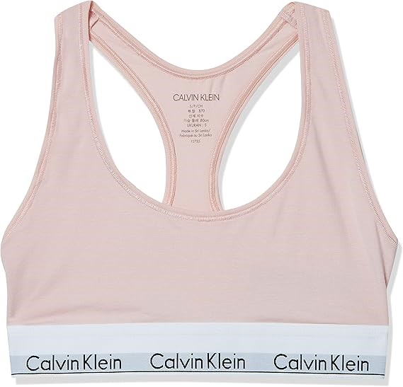 2 x CALVIN KLEIN Women's Modern Cotton Bralette Nymph's Thigh, Size XS, Pin