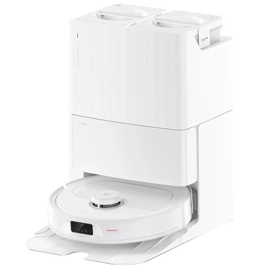 ROBOROCK QRevo MaxV Vacuum Mop Cleaner, White, Model RR-QRMV02-03-WHT. I