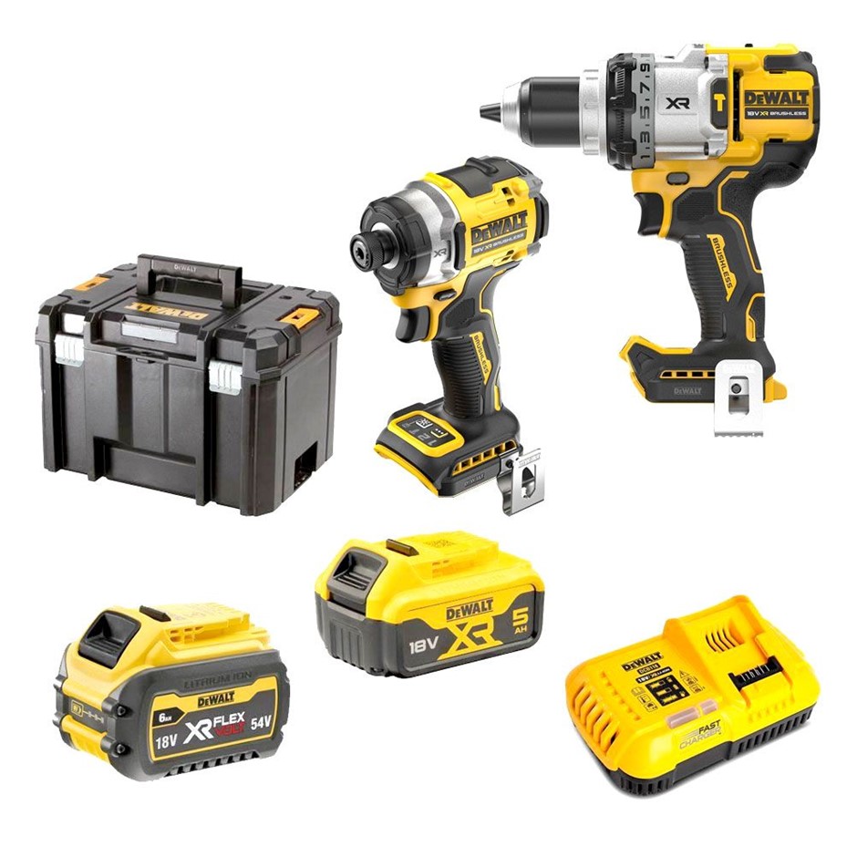DeWALT 18V XR Premium 2pc Combo Kit.