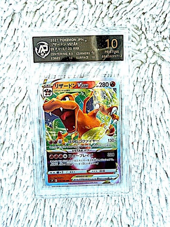 Pristine 10 Charizard Vstar Japanese Celebrations Premium Slab