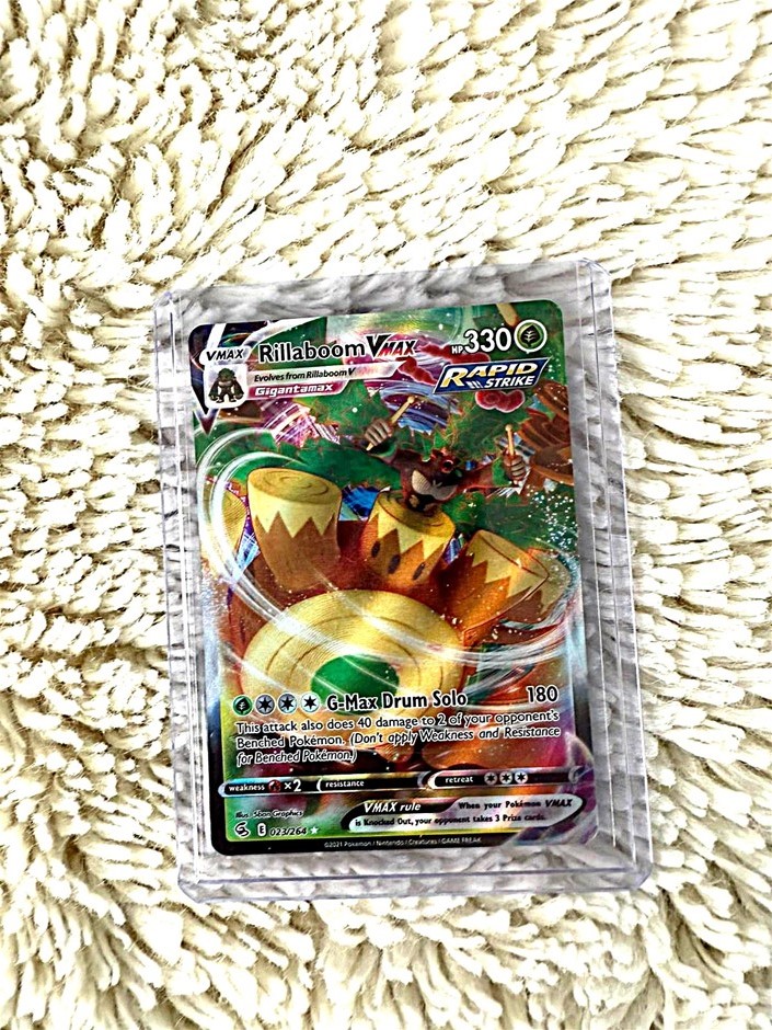 2021 Pokémon Rillaboom VMAX 023/264 Fusion Strike