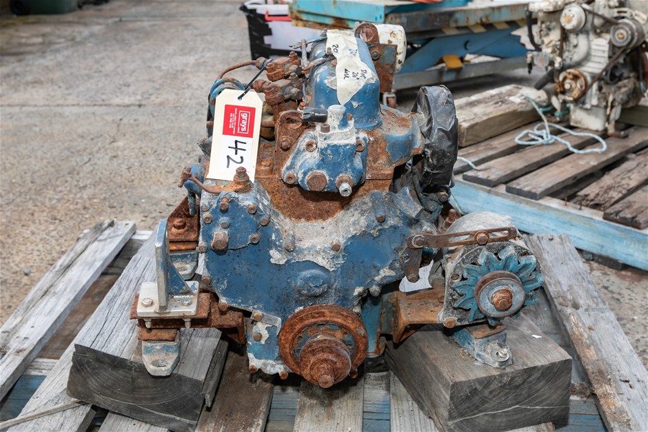 JGM Twin Cylinder Marine Motor & Gear Box