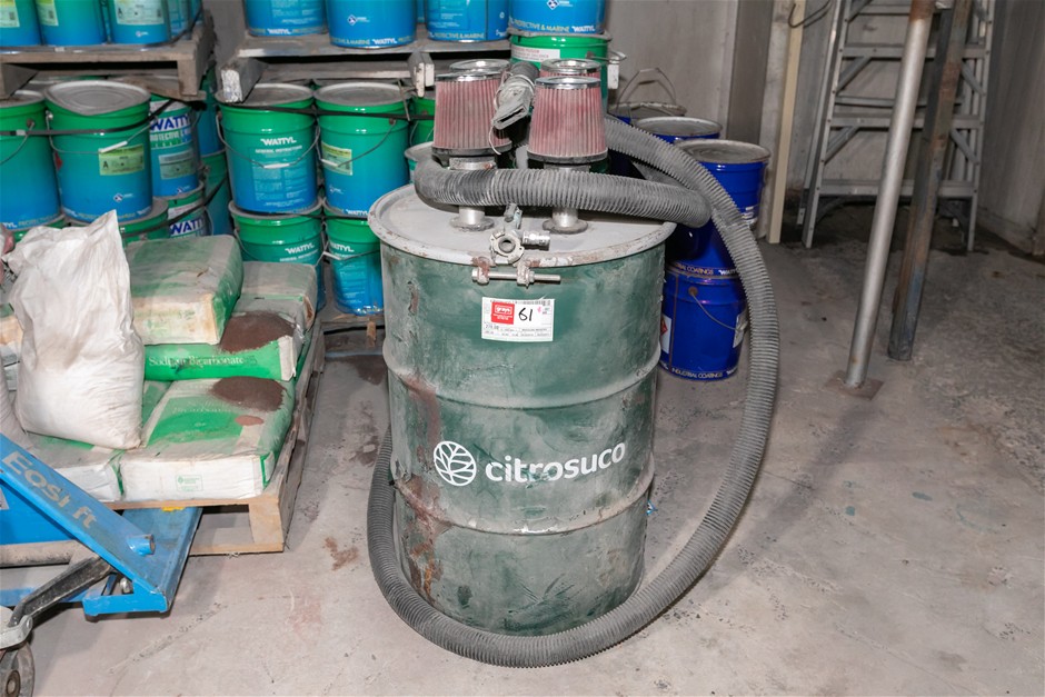 <B>Heavy Duty Pneumatic Vacuum Drum</B>