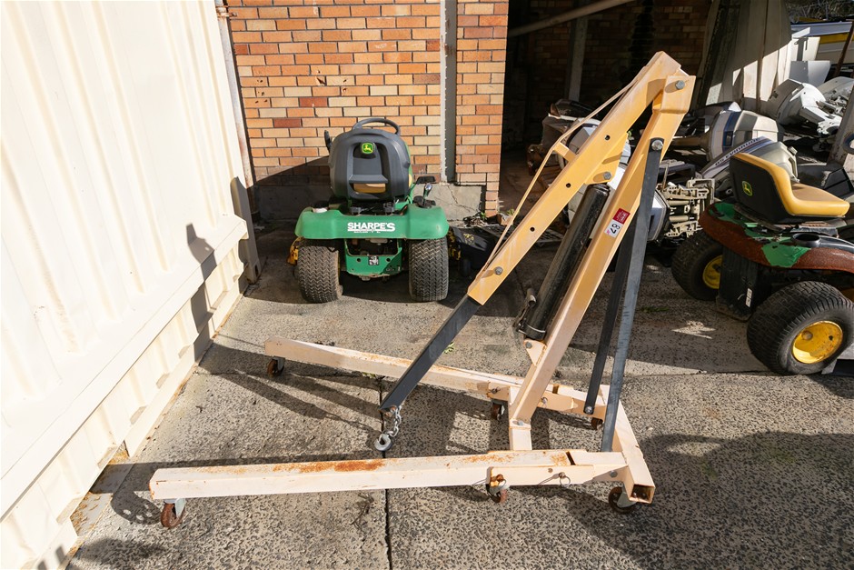Mobile Work Shop Hydraulic Jib Crane