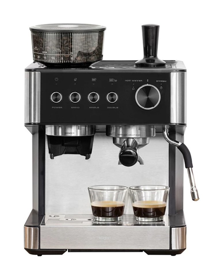 KOGAN Espresso Barista Coffee Machine and Grinder, Model: KAESCOFFGRA.