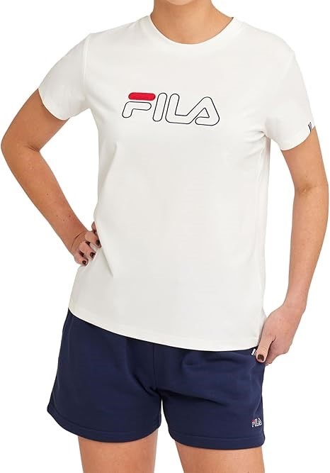FILA Women's Classic 2.0 Tee, Size 2XS, Arctic White, AST22329. RRP: $50.
