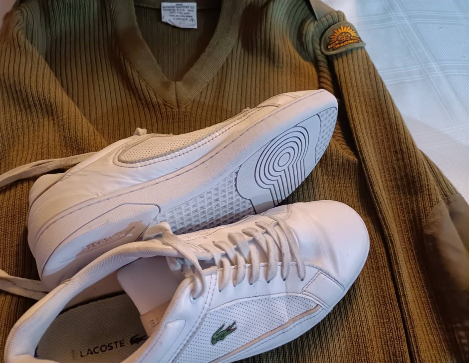 Lacoste 13 and Australian Army Heavy Clothing 95-105cm R Minor Use.