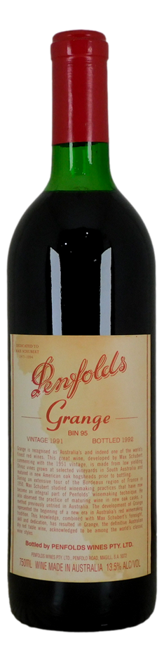 Penfolds Bin 95 Grange 1991 (1x 750mL) SA.