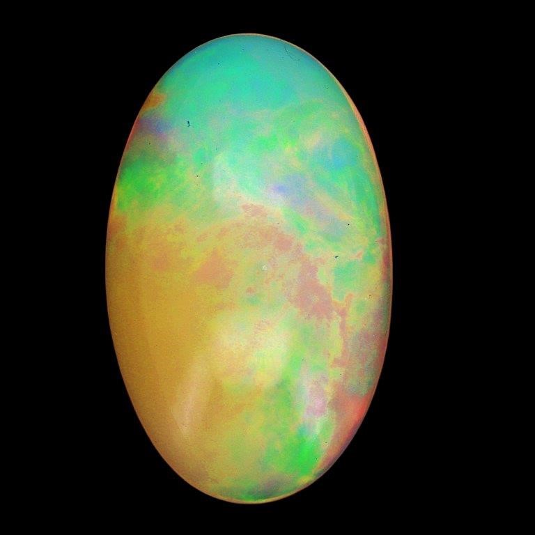 Natural Ethiopian White Opal Gemstones Collection