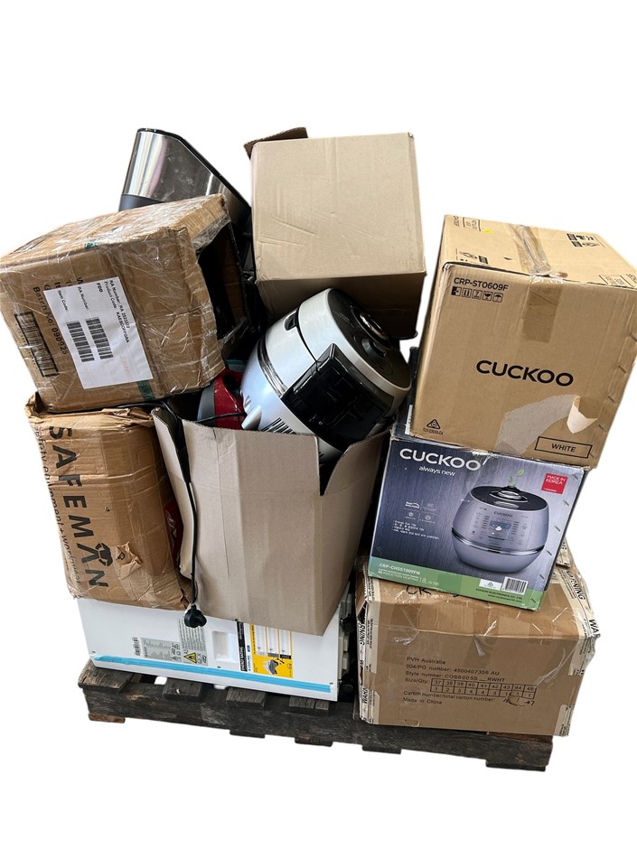 Returned Assorted Kitchen and Home Appliances, comprising: