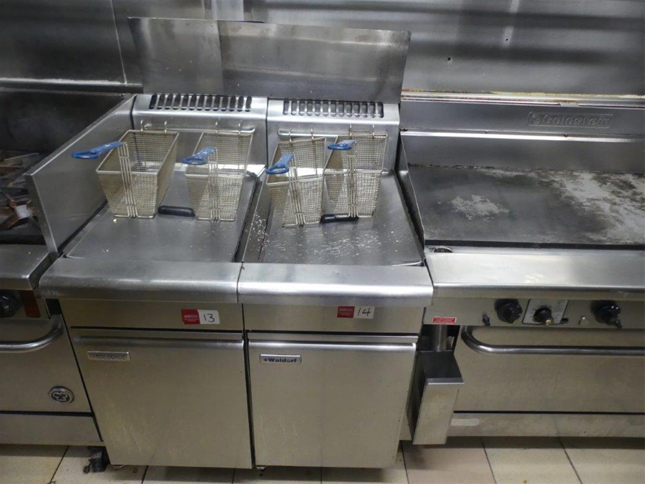 <B>WALDORF Twin Pan Deep Fryer</B>