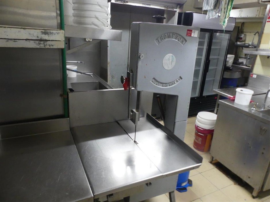 <B>THOMPSON MEAT MACHINERY TVIDJ29 Meat Bandsaw</B>