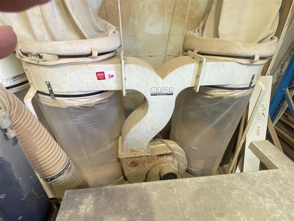 Major Twin Bag Dust Extractor