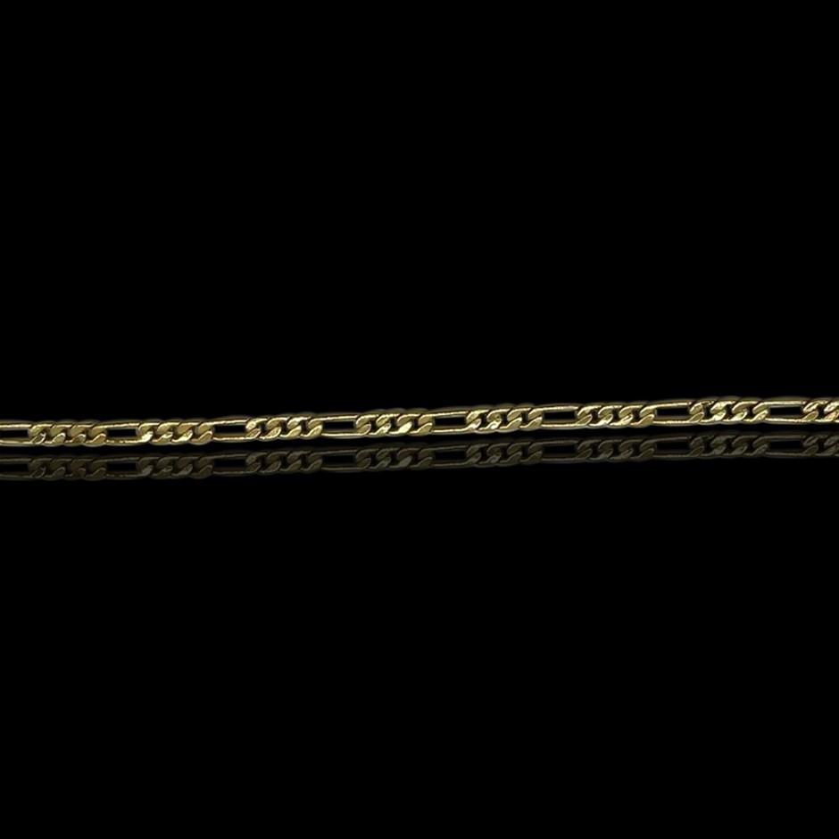 Stunning 18ct Yellow Gold Plated Children's Figaro Bracelet