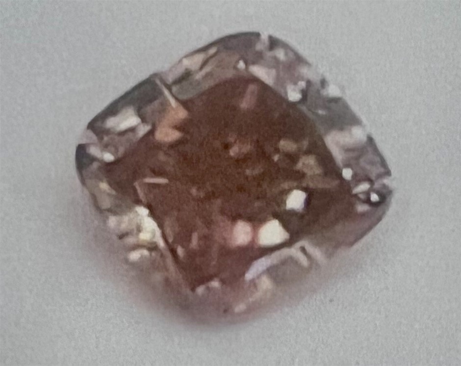 0.33 Carat pink diamond West Australian origin retail value: $55400